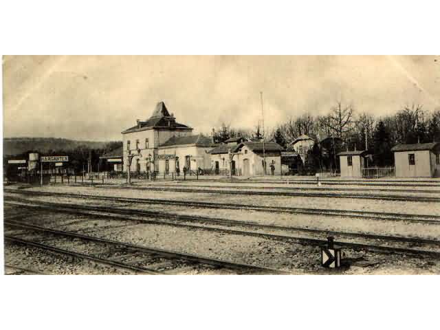 La gare en 1897