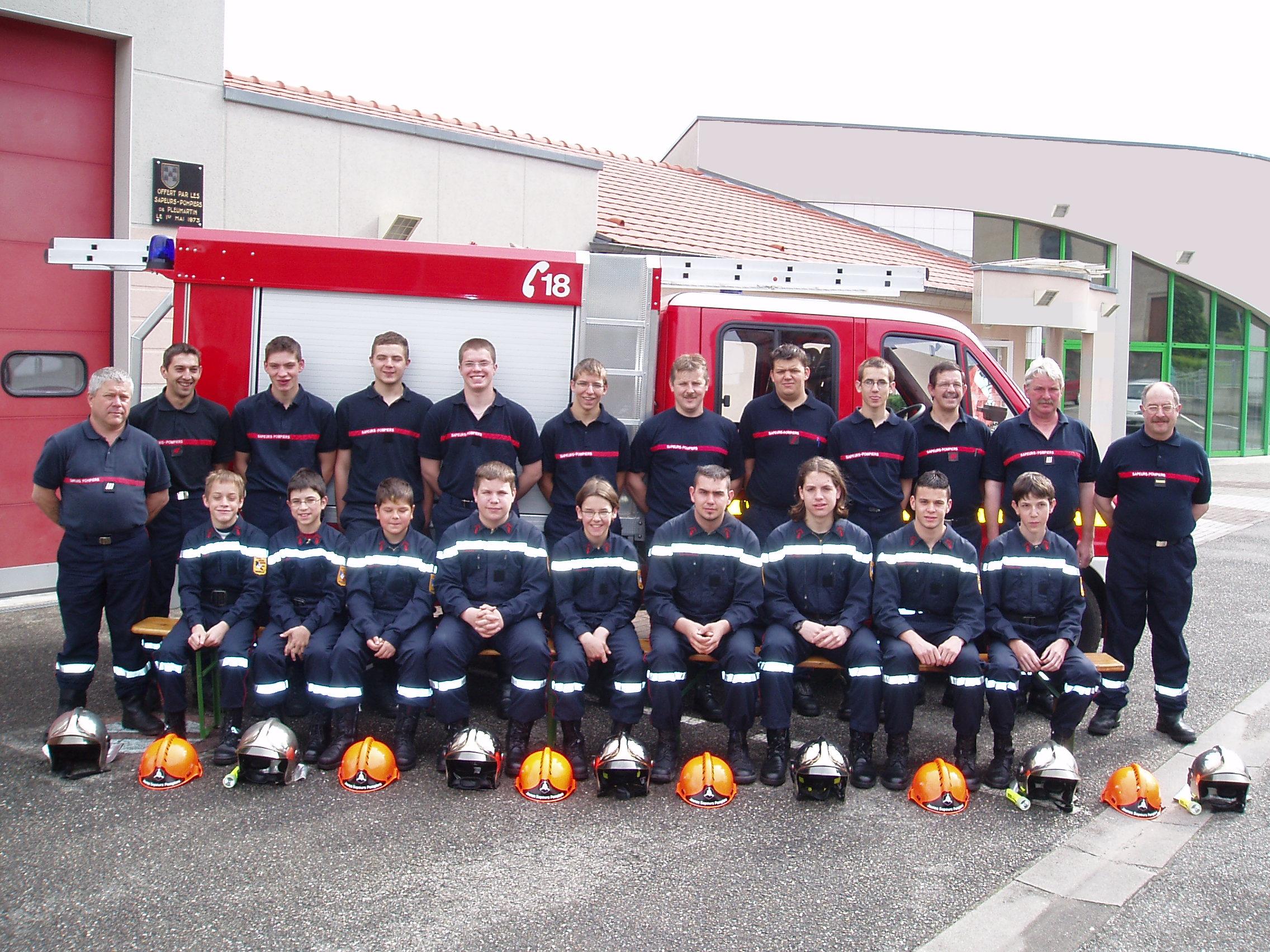 Les sapeurs-pompiers en 2005