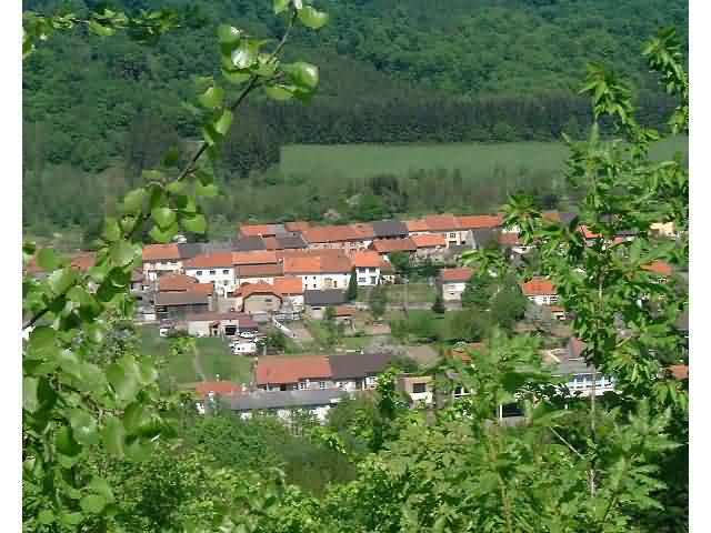 Une vue prise de la colline